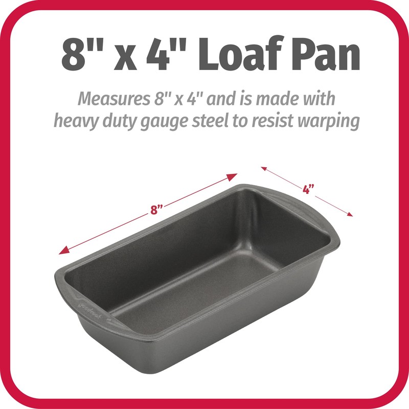 GoodCook Nonstick Loaf Pan Heavy-Duty Steel Bakeware with Easy-Clean Non-Stick