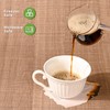 Emlim Espresso Double Spout Glass Coffee Cups with Handle -