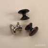 Alzassbg 10 Pack Brushed Satin Nickel Cabinet Knobs, 1.1 Inch(30mm)