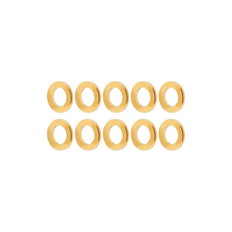 Yundxi Flat Washers M5 M6, Titanium Alloy Disc Bicycle Screws