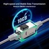 iwillink 10Gbps CAT7 Coupler RJ45 Keystone Shielded Coupler 25-Pack, Ethernet