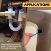 16-Inch Flexible AC Drain Line Cleaning Brush, 5-Pack, for Condensate