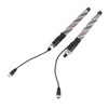 1ft LED Whip Lights 12‑24V 20 Colors IP67 Waterproof Overload