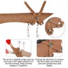 MiOYOOW Archery Quiver Waterproof Retro Arrow Case Portable Waist Portable