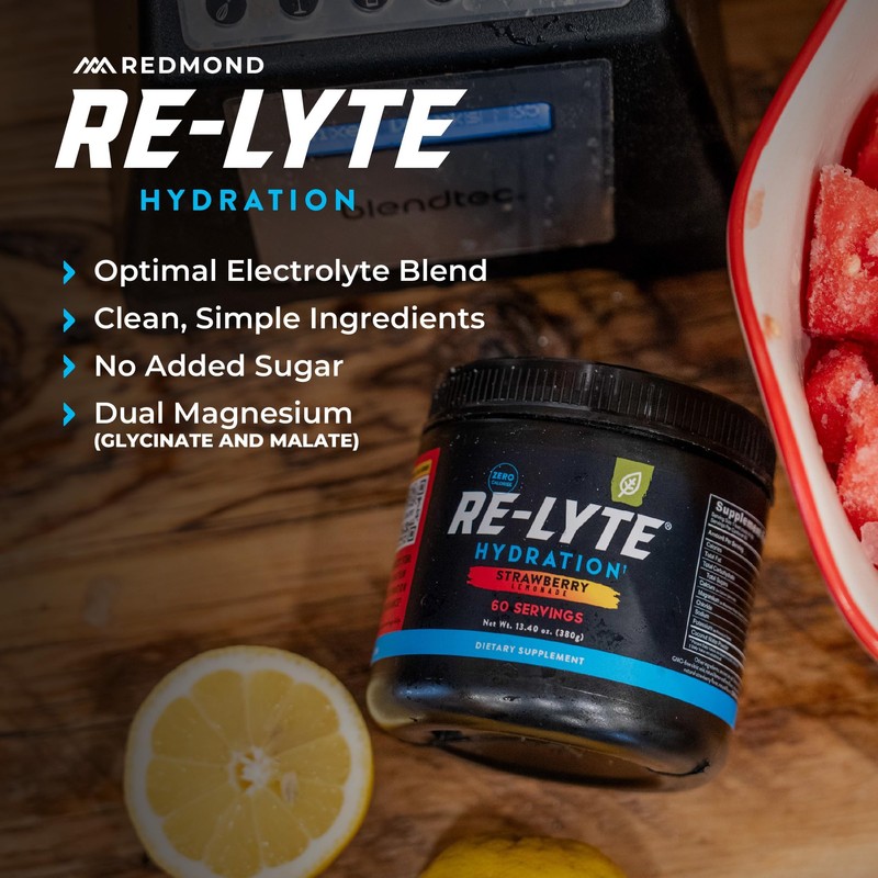 REDMOND Re-Lyte Hydration Electrolyte Powder Mix (Strawberry Lemonade)