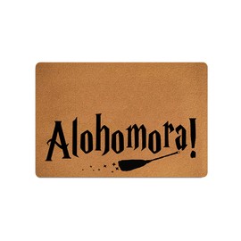 IFHUH Alohomora Doormat Funny Welcome Doormat Front Doormat Front Door Decor Resist Dirt Entry Rugs Non-Slip Rubber Anti-Slip PVC Backing 30"(L) by 18"(W)