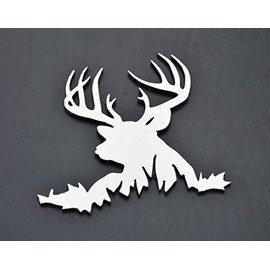 Buck Stainless Metal Car Truck Motorcycle Badge Emblem