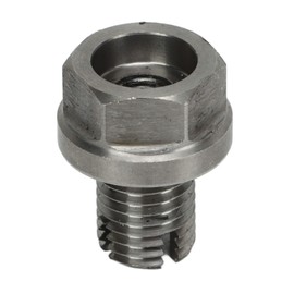 Oil Drain Plug Oversize Piggyback Drain Plug Stainless Steel Self Tapping Oil Pan Thread Repair Kits with Hex Wrench O Ring Gasket (M14.1-1.5x15mm)