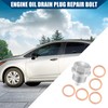 Hihaha Oil Drain Plug/for Car/Durable Aluminum/1set