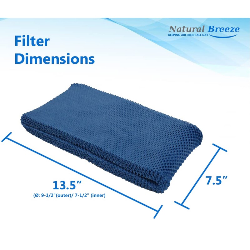 Natural-Breeze Washable & Reusable Humidifier Filter – Compatible with Honeywell