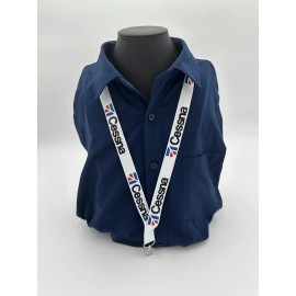 Cessna Lanyard Classic White Pilot ID