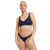 Sloggi Women's Zero Feel 2.0 Soft Bra, navy blue