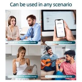 Viline AI Translation Earbuds, Real-Time Multi-Language Support, Open Ear Design, Instant Translation for 144 Languages, High-Fidelity Sound, Long Battery Life & Fast Charging