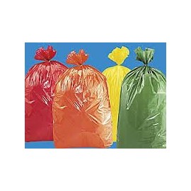 Coloridas bolsas de basura, ORANGE 14 GALLONS, 10