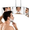 LMZNXCZ 3 Way Mirror for Self Hair Cutting,360 Haircuts Men