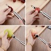 4 PCS Apfelentkerner Apfelausstecher, Apfelstecher, Kerngehäuse Ausstecher Apfel, Apfel Entkerner,