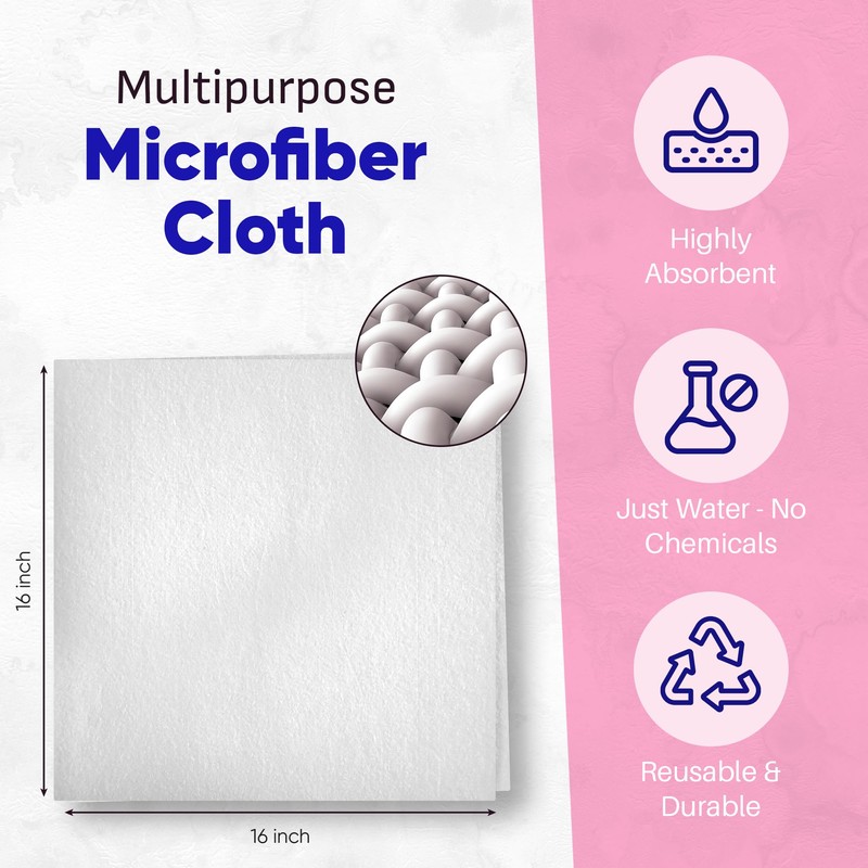 Kaywos Zezo-Fiber Microfiber Cleaning Cloth - Highly Absorbent Premium Towels