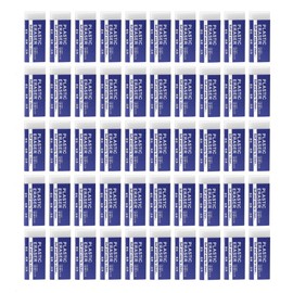 60 Pack Eraser Pencil Eraser for Kids Efface Pencil White Eraser 2B Soft Rubbers Erasers for School Office Supply Stationery Artists Teachers Drawing (60)