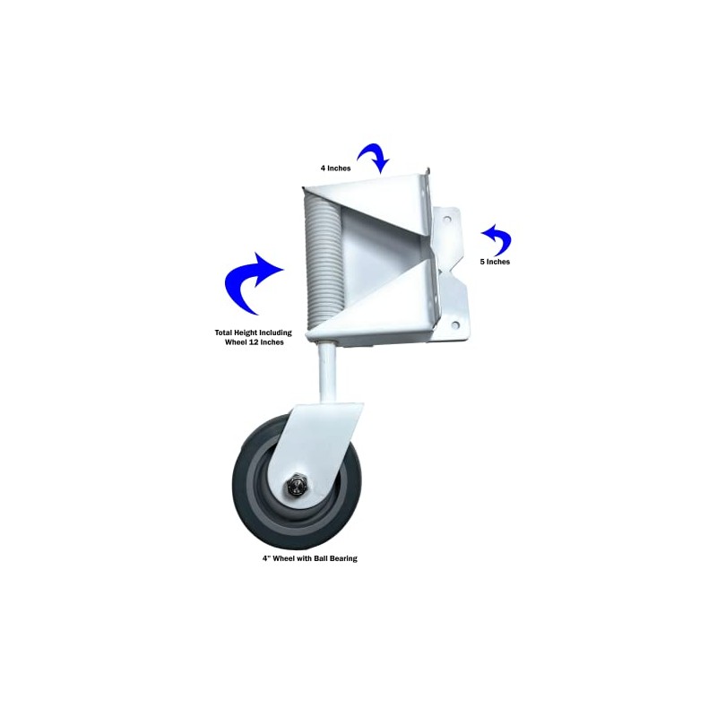 Kiavetta Heavy‑Duty Swing Gate Wheel for Vinyl | Wood |