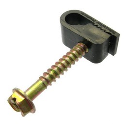 Telecrafter Single RG6 or RG59 Wire Screw Clip 100 pc Bag, Model: , Electronic Store