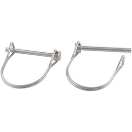 2 Pack Safety Coupler Pin 0.197" x 1.97"(5mm x 50mm), Full Marine Grade 316 Stainless Steel Heavy Duty Shaft Locking Pin