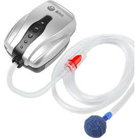 Aquarium Air Pump Fish Tank Bubbler Aerator, All-in-One Fish Tank Air Pump, Quiet Aquarium Bubbler Aerator - Colour: For 1-20 Gallon Aquariums