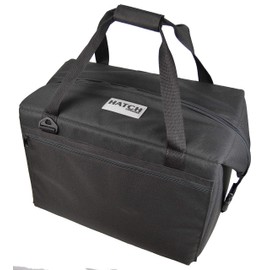 Hatch Coolers Canvas Soft Cooler with High-Density Insulation, Made in USA, 48-Can, Black