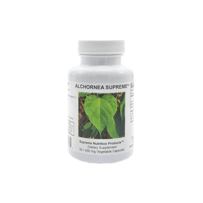 Supreme Nutrition Alchornea Supreme, 90 Pure Alchornea Leaf Vegetarian Capsules