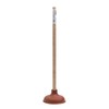 Sink Plunger Kitchen - 5-1/2" Cup x 21" Handle