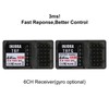 INJORA RC Transmitter 2.4GHz 6CH Controler and Receiver for 1/8