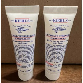 Kiehl's 2x Kiehl's Ultimate Strength Hand Salve Moisturizer 1oz / 30ml Each