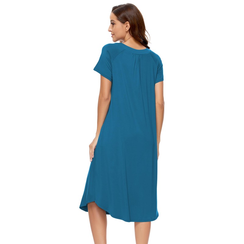 GYS - Camisones de viscosa de bambú para mujer, ropa