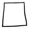 Atosa W0404565 Door Gasket, 24 1/2 x 26 7/8, Easy