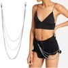 Nobrand COLORFULBLING 3 Pieces Jeans Chains Wallet Chain Pocket Chain