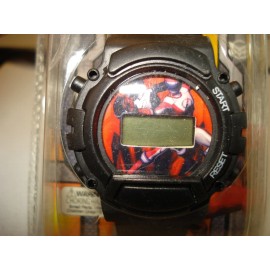 M.Z. BERGER NEW RED RARE POWER RANGERS SUPER LEGENDS LCD DIGITAL WATCH M.Z. BERGER