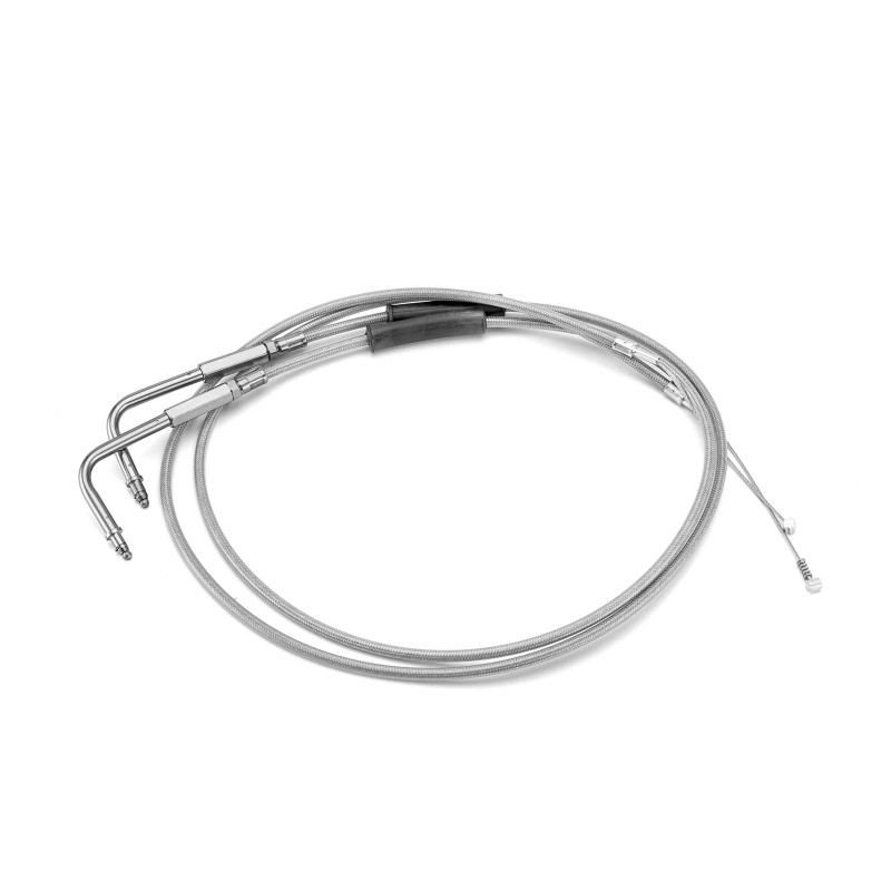 CB 12" 14" Handlebar Stainless Steel Throttle and Idle Cable