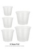 Orchid Flower Pot Breathable Clear Orchid Planting Pot with Holes
