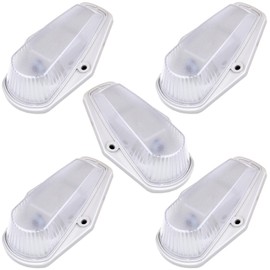 OCPTY 5 PCS LED Cab Roof Marker Lights Clear For Ford For F-150 1980-1997 For Ford For F-250 1980-1997 For Ford For F-350 1980-1997