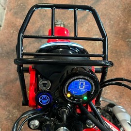 Fsdatongdazi Motorcycle Black Front Rack Carrier Luggage Compatible with Honda CT125 Trail 125 Hunter Cub(2019-current)