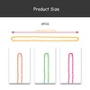 Rumyve Colorful Neon Multi-Beaded,4pcs Mardi Gras Beaded Necklace Beaded Necklace,Glitter