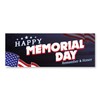 Happy Memorial Day 12" x 4.5" Decal | Advertise Your