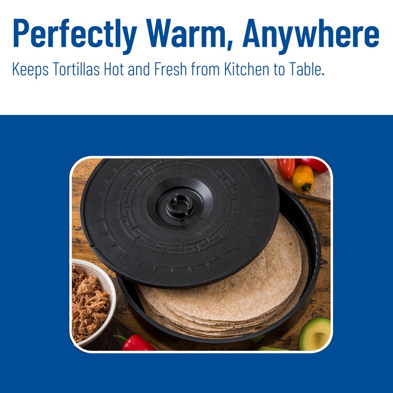 Carlisle FoodService Products Jumbo Server Tortilla Server with Insulated Lid