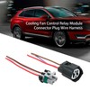 Anxingo 902-209 Cooling Fan Control Module Connector Plug Wire Harness,