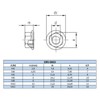 NOLDAR | Hex Nuts with Flange and Locking Toothing DIN