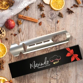 MARINDO Sugar Tongs for Fire Tongs Punch 28 cm Universal Use Stainless Steel and Includes Gift Packaging Fire Tongs Sugar Tongs