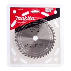 Makita D-03349 Circular Saw Blade for Wood 165 x 20 x 40 Teeth, 0 V, Silver/Black