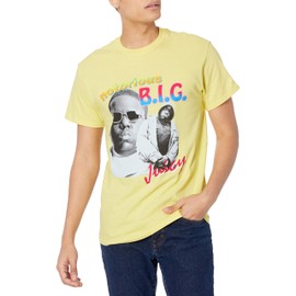 The Notorious B.I.G Men's Juicy Sunglasses T-Shirt, Yellow, Large