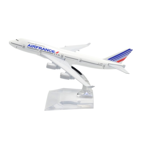 TANG DYNASTY(TM) 1:400 16cm B747-400 Air France Metal Airplane Model Plane Toy Plane Model