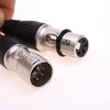 GAGACOCC 1Meter 4Pin XLR Male to 4Pin XLR Female Balanced