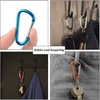 CALLYSONIC Carabiner Hook, 17 Pieces Key Rings Small, Carabiner Hook,